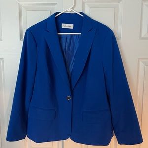 Blue Women’s Calvin Klein Blazer Size 18